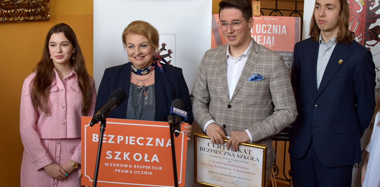 Inowrocław - Ta szkoła wzorowo respektuje prawa ucznia
