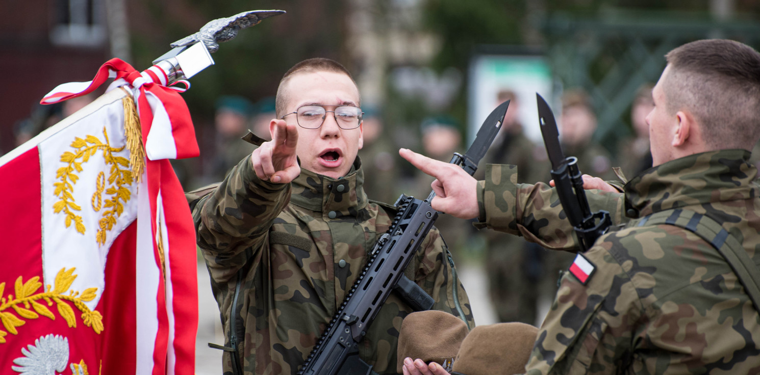 Inowrocław - Terytorialsi złożyli przysięgę w Inowrocławiu