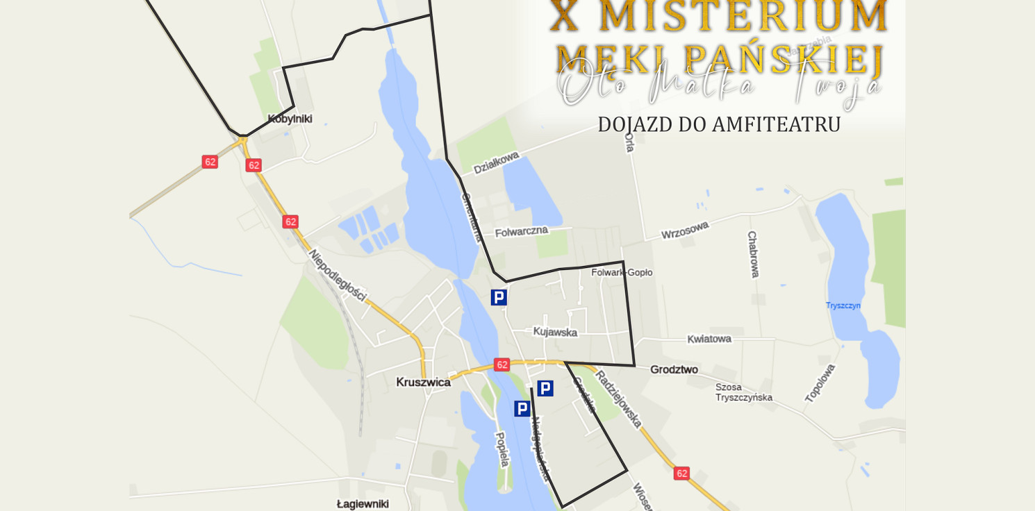 Kruszwica.online - X Misterium Męki Pańskiej w niedzielę. Objazd i autobus powrotny