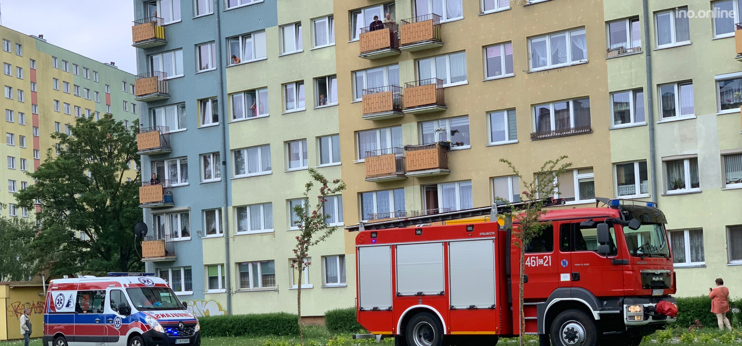 Inowrocław - O krok od tragedii. Nastolatka mogła wypaść z 11. piętra