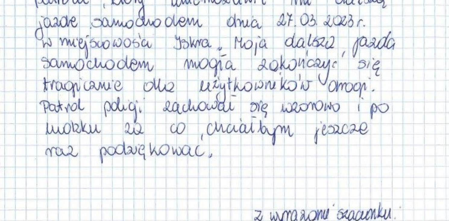 Region - Złapali go pijanego za kółkiem. Podziękował za to policji