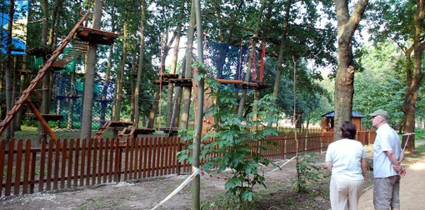 Inowrocław - Park linowy zaprasza na Dzień Dziecka