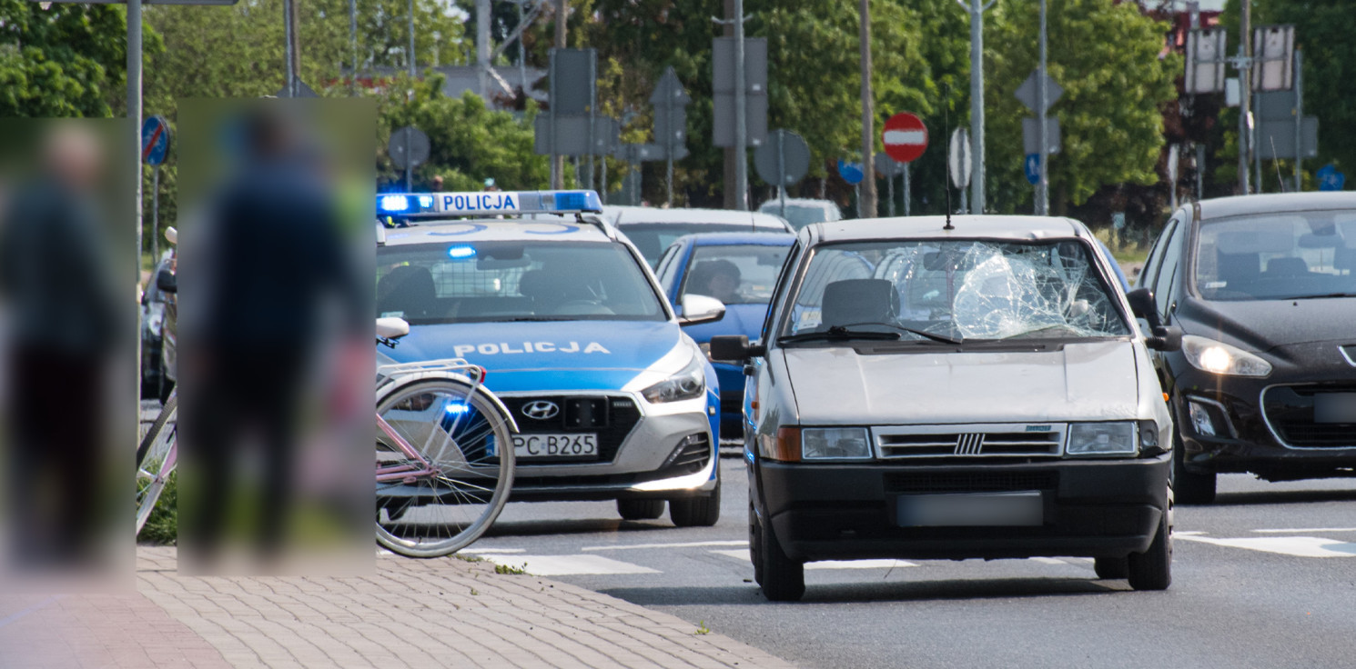 Inowrocław - 12-latka potrącona przez samochód na Rąbinie
