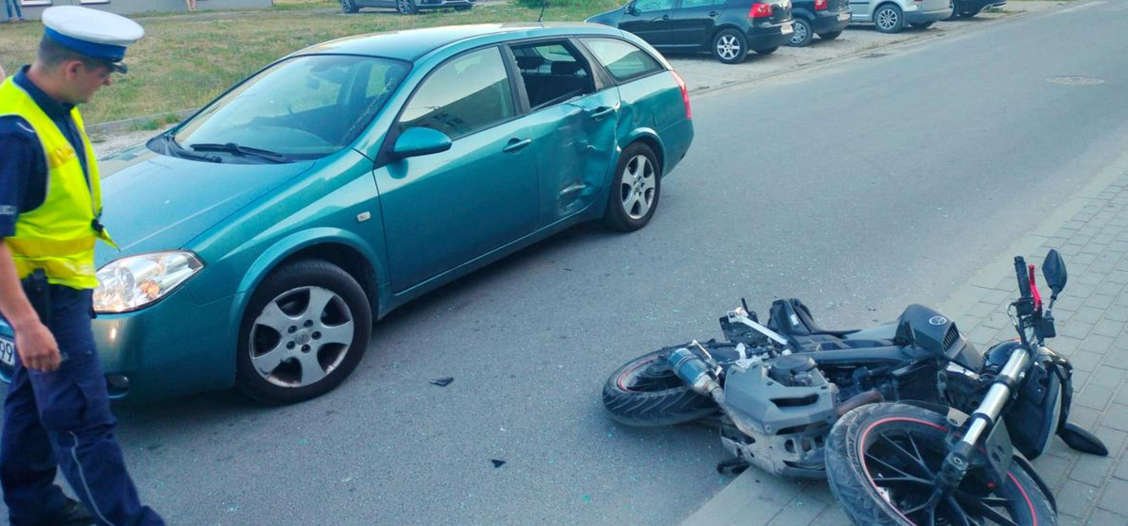 Radziejów - Wymusił pierwszeństwo na motocykliście