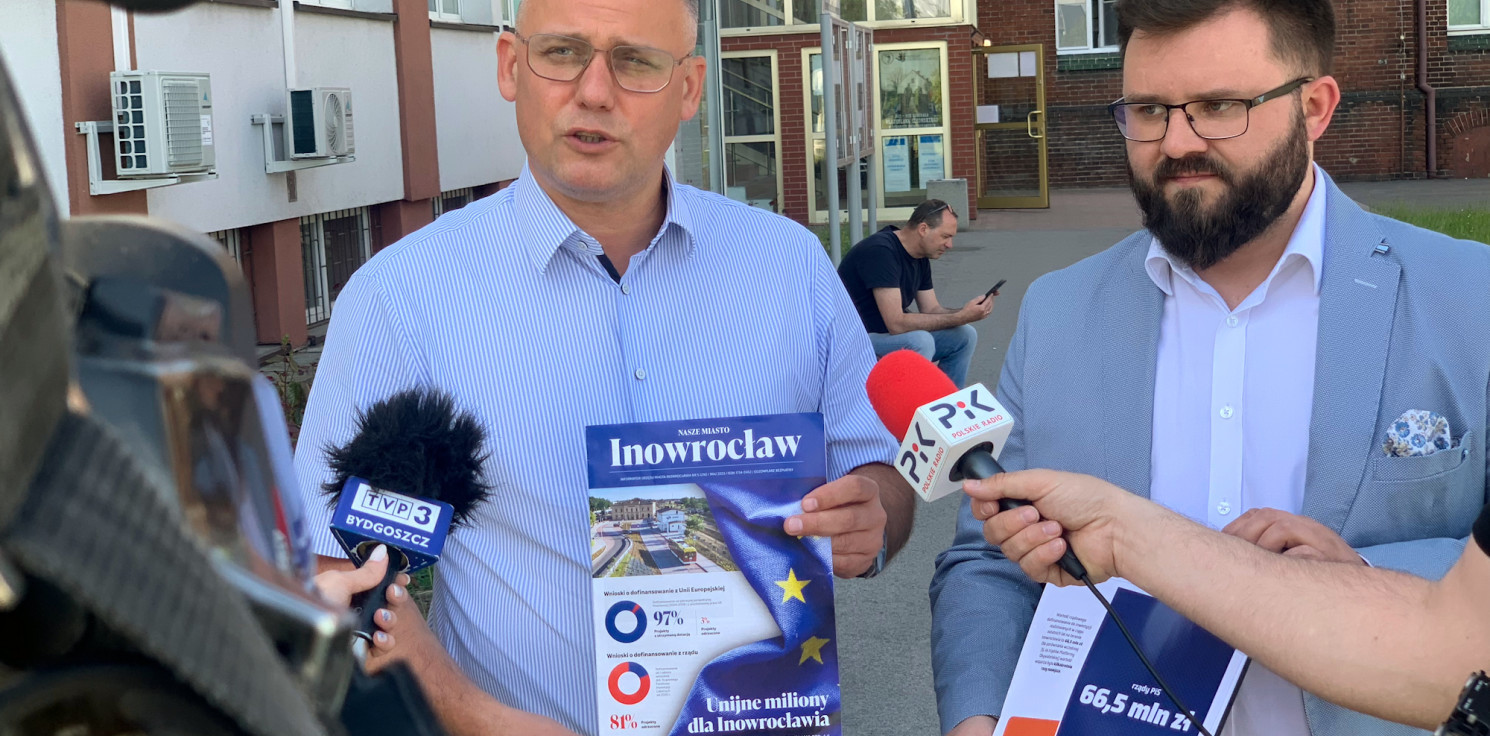 Inowrocław - Ireneusz Stachowiak krytykuje ratuszowy informator