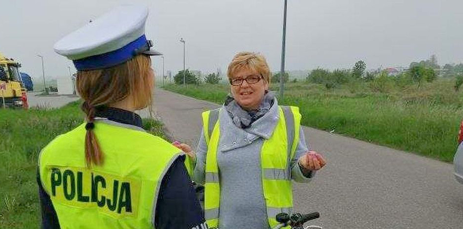 Inowrocław - Policjanci przyjrzeli się pieszym i rowerzystom