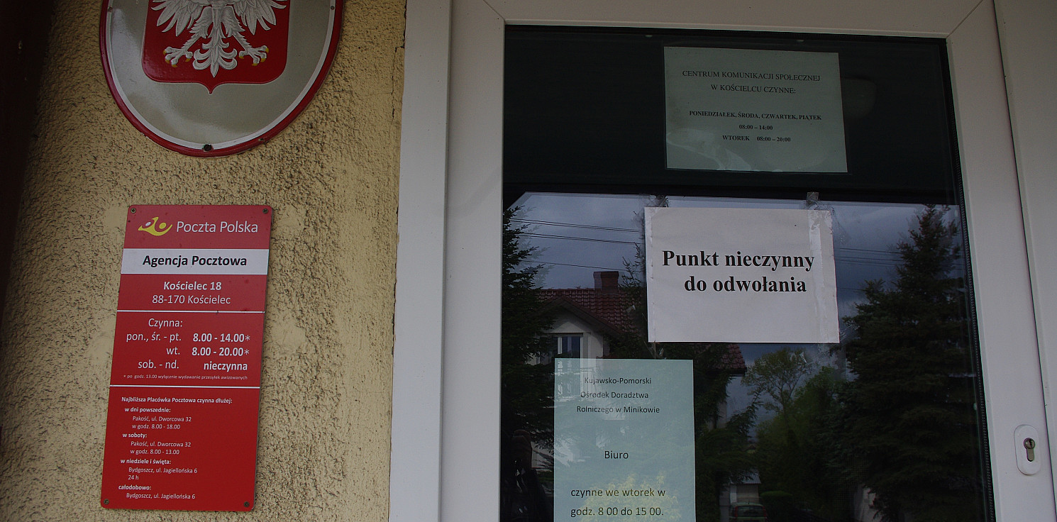 Inowrocław - Zamykają agencje pocztowe. Mieszkańcy oburzeni