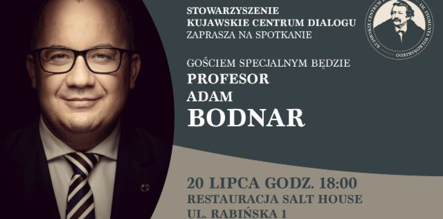Inowrocław - Adam Bodnar przyjedzie do Inowrocławia 