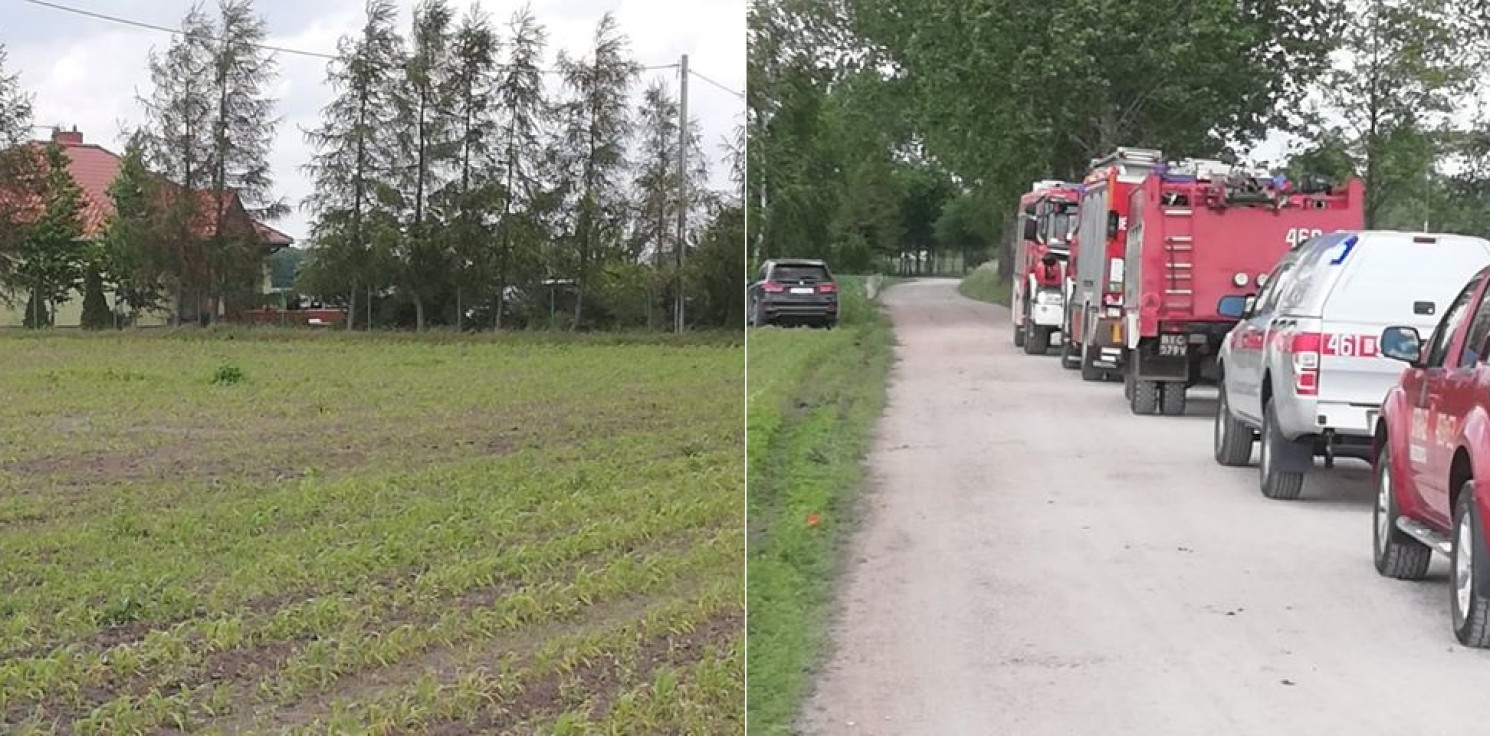 Kruszwica.online - Wybuch butli z gazem pod Kruszwicą