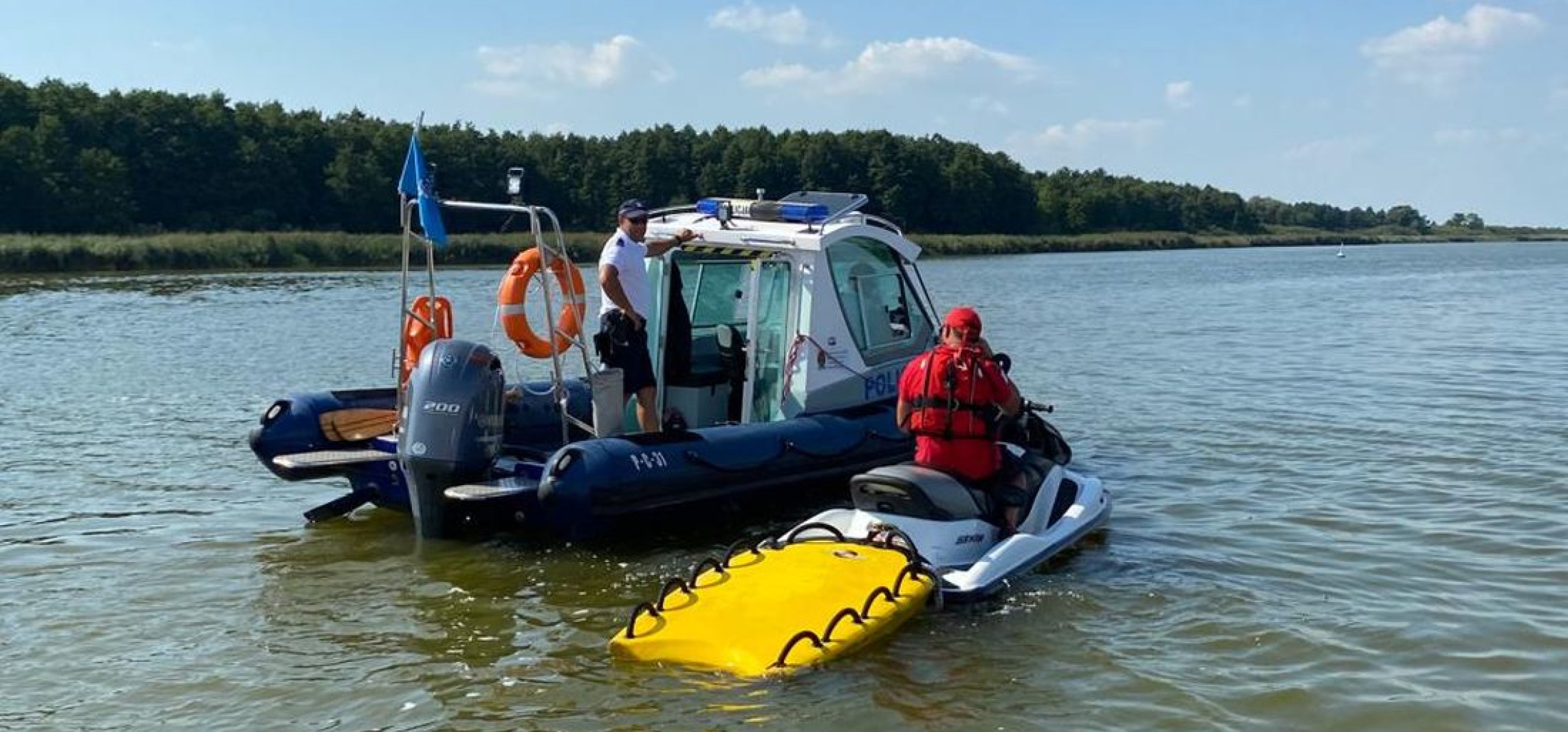 Kruszwica - Służby podsumowały weekend na wodach