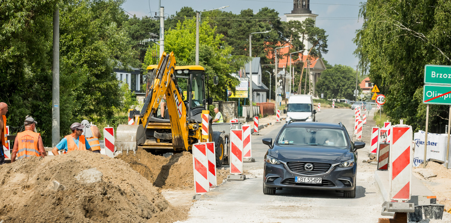 Region - Tak zmienia się droga między Barcinem, a Brzozą