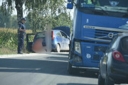 Zderzenie ciężarówki z osobówką w regionie