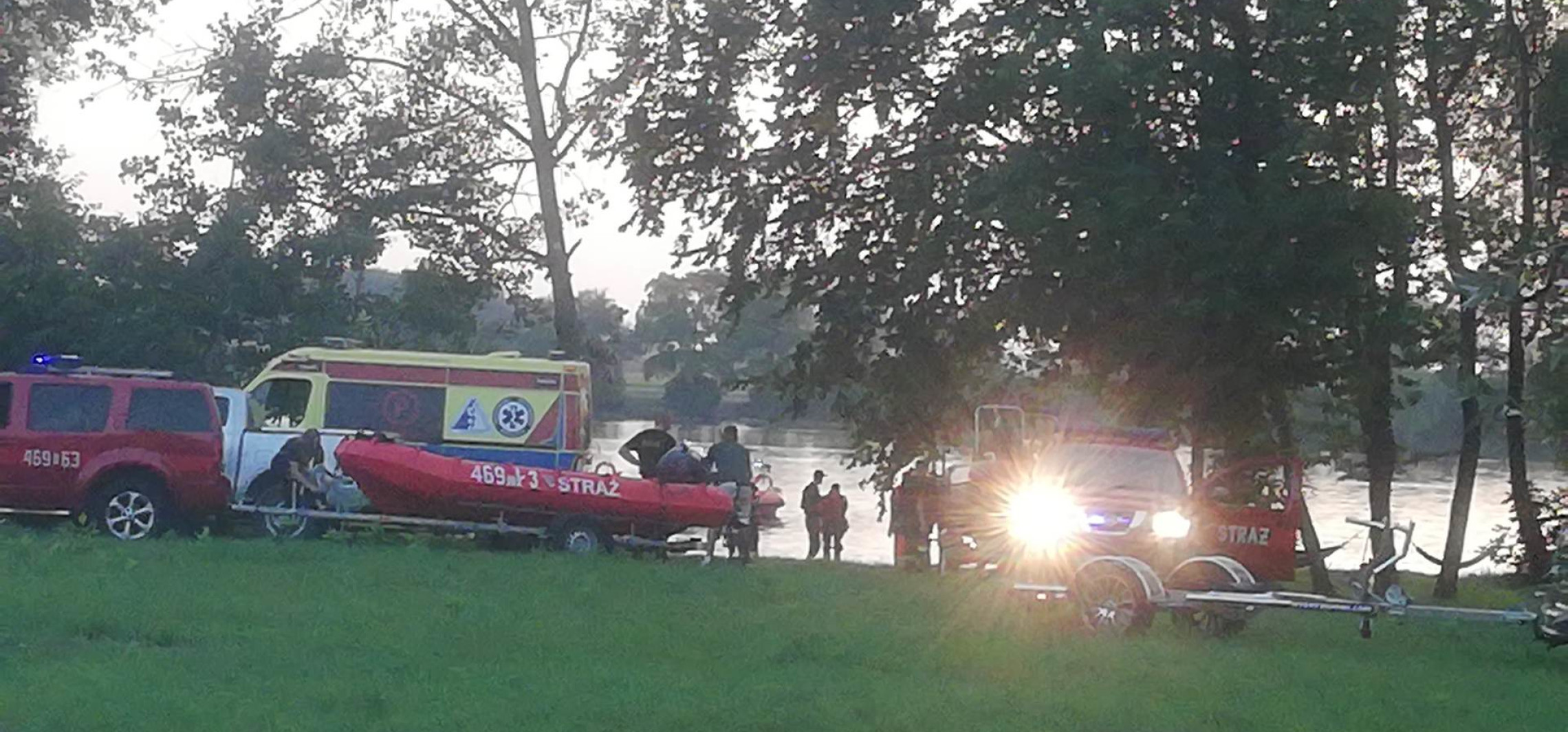 Kruszwica - Mężczyzna wypadł z motorówki na jeziorze Gopło