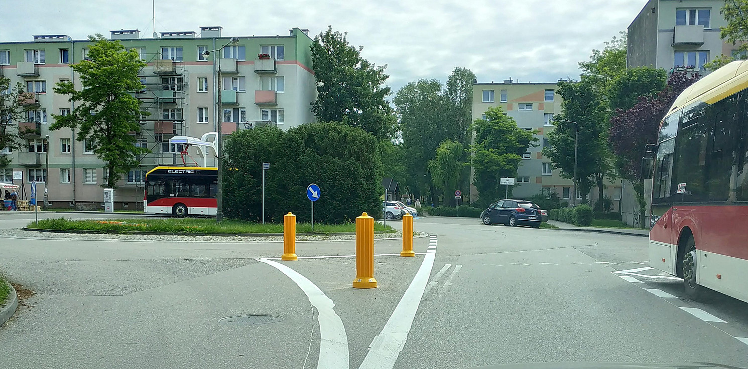 Inowrocław - Mamy w mieście o jedno rondo mniej
