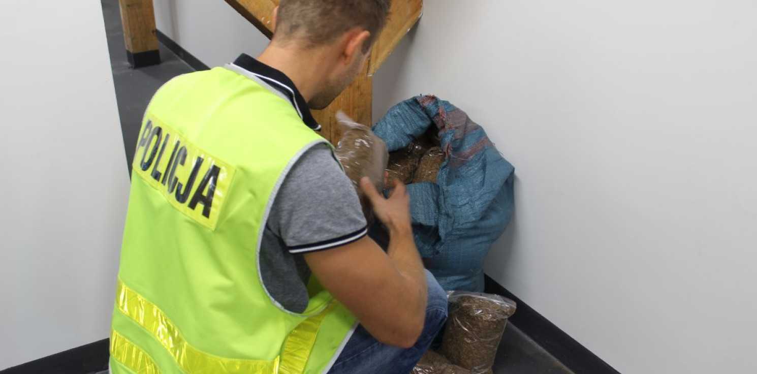 Inowrocław - Przewoził autem nielegalny tytoń. Wpadł