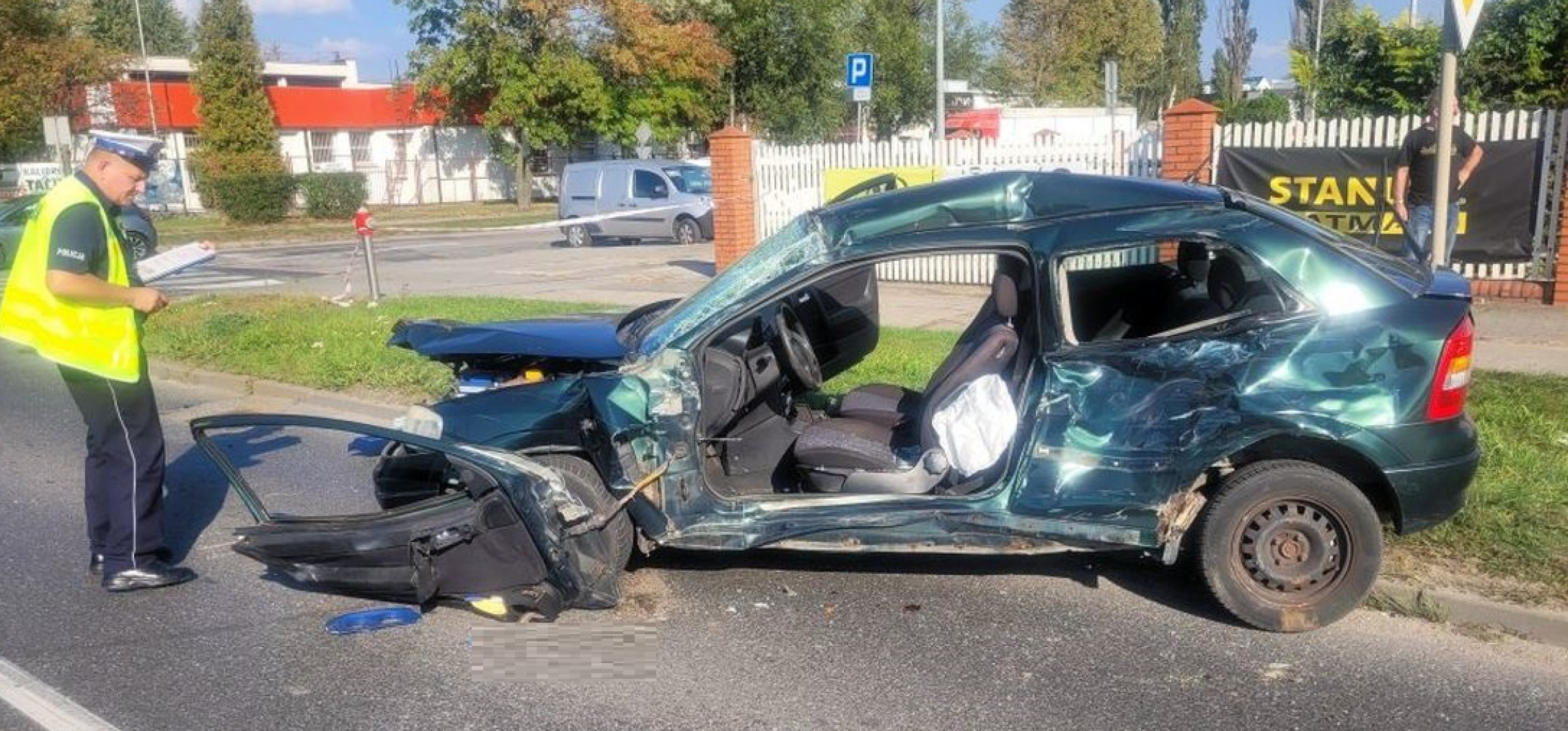 Inowrocław - Tragiczny finał wypadku na Poznańskiej