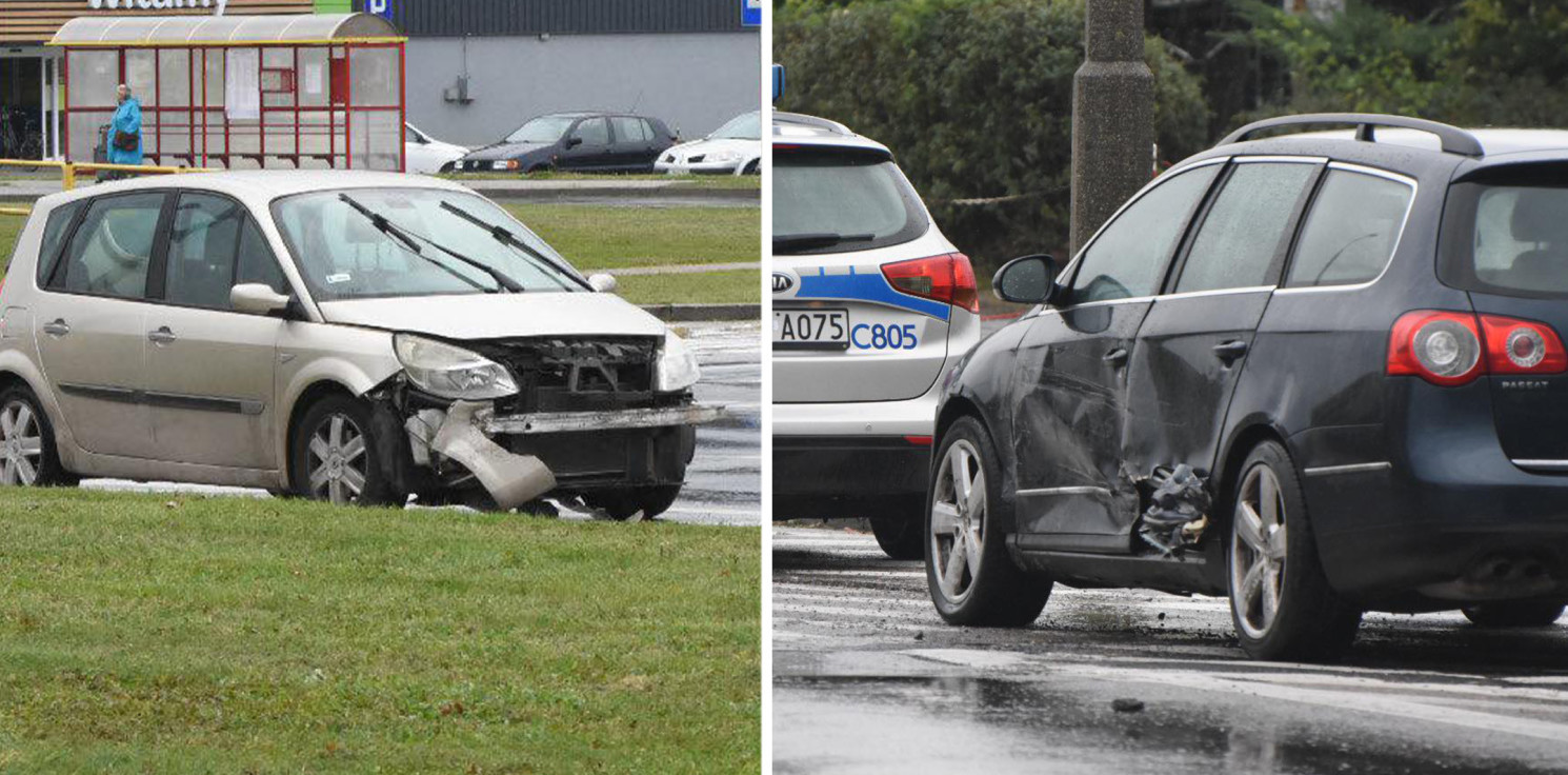 Inowrocław - Dwa samochody zderzyły się na Rąbinie