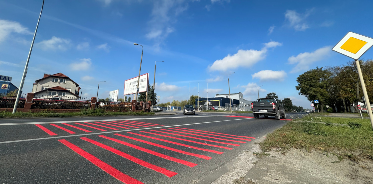 Inowrocław - Zmiana na skrzyżowaniu. Pojawiły się specjalne pasy