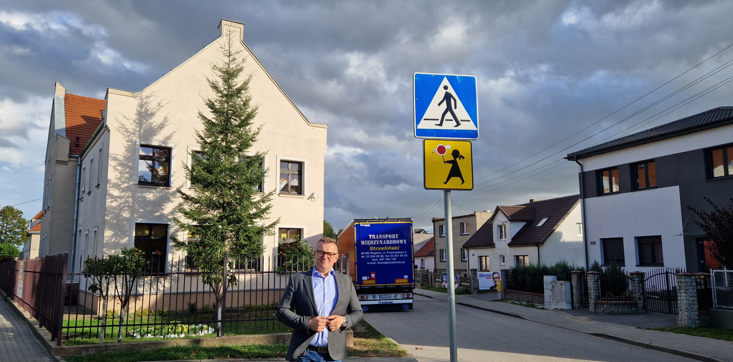 Inowrocław - Wroński chce poprawy bezpieczeństwa w Szymborzu