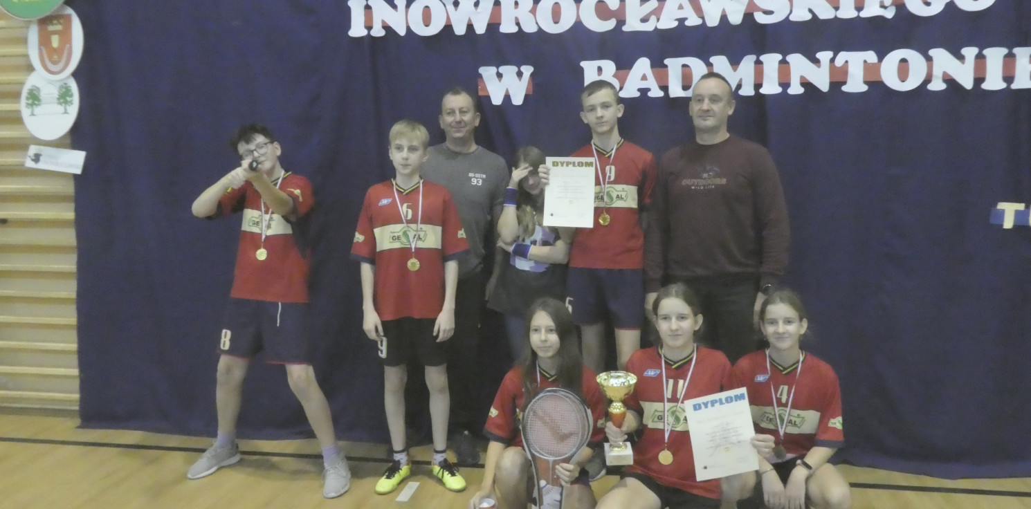 Gmina Inowrocław - Ta szkoła jest badmintonową potęgą