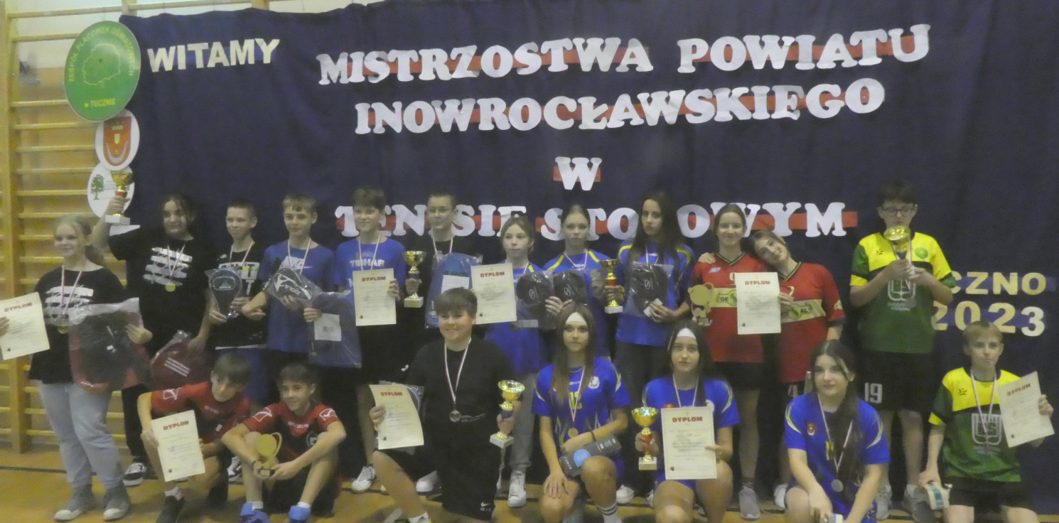 Inowrocław - Poznaliśmy najlepszych szkolnych pingpongistów