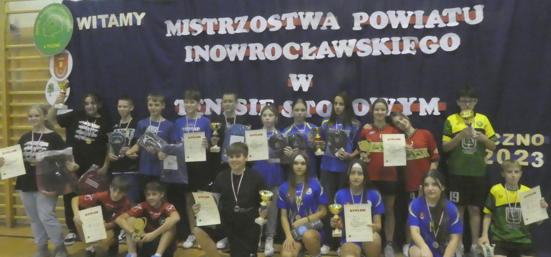 Inowrocław - Poznaliśmy najlepszych szkolnych pingpongistów