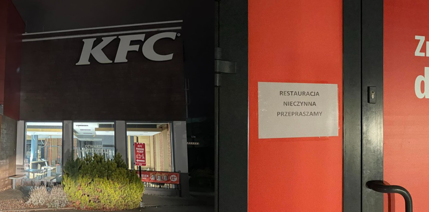 Inowrocław - KFC w Inowrocławiu zamknięte. I to na długo
