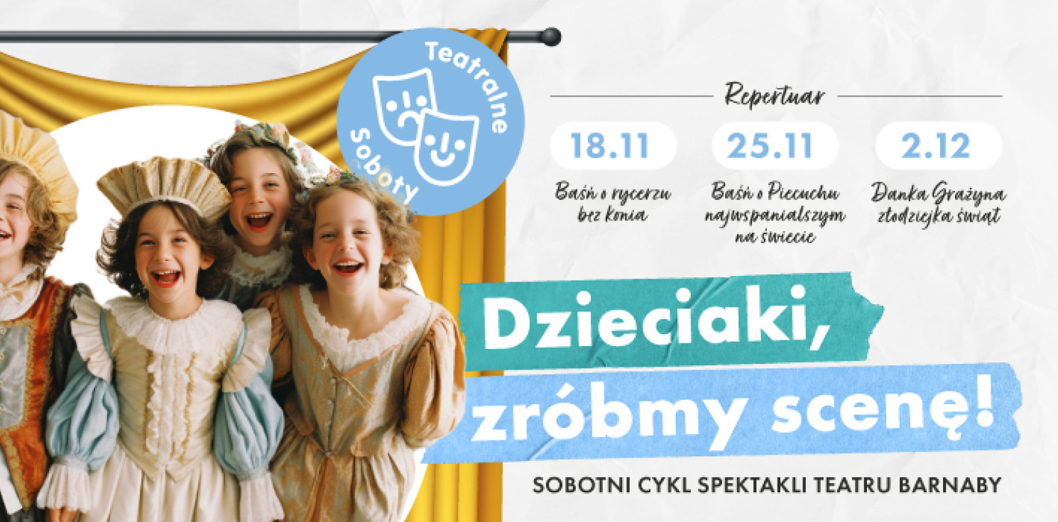 Inowrocław - Teatr dla dzieci w Galerii Solnej - start cyklu już w ten weekend!