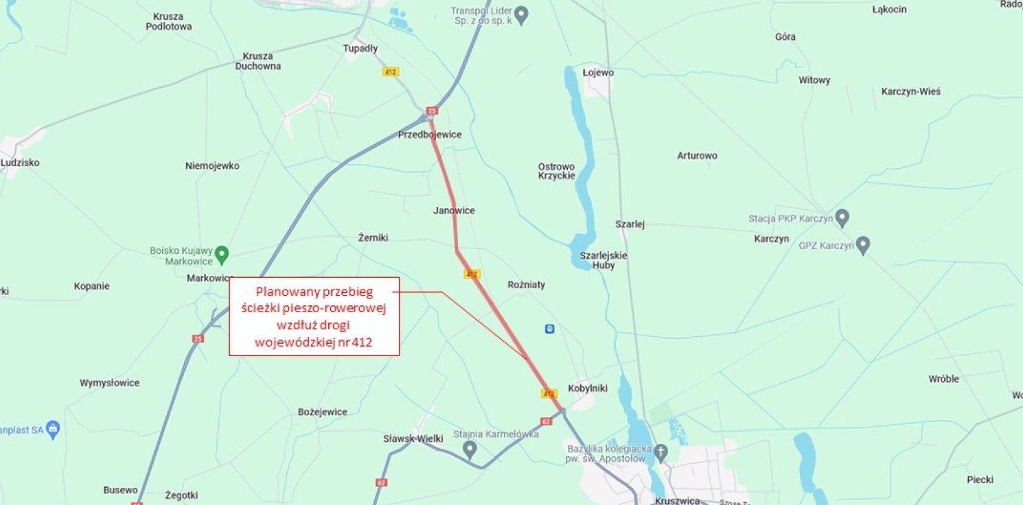 Kruszwica.online - Ścieżka rowerowa do Kruszwicy coraz bliżej
