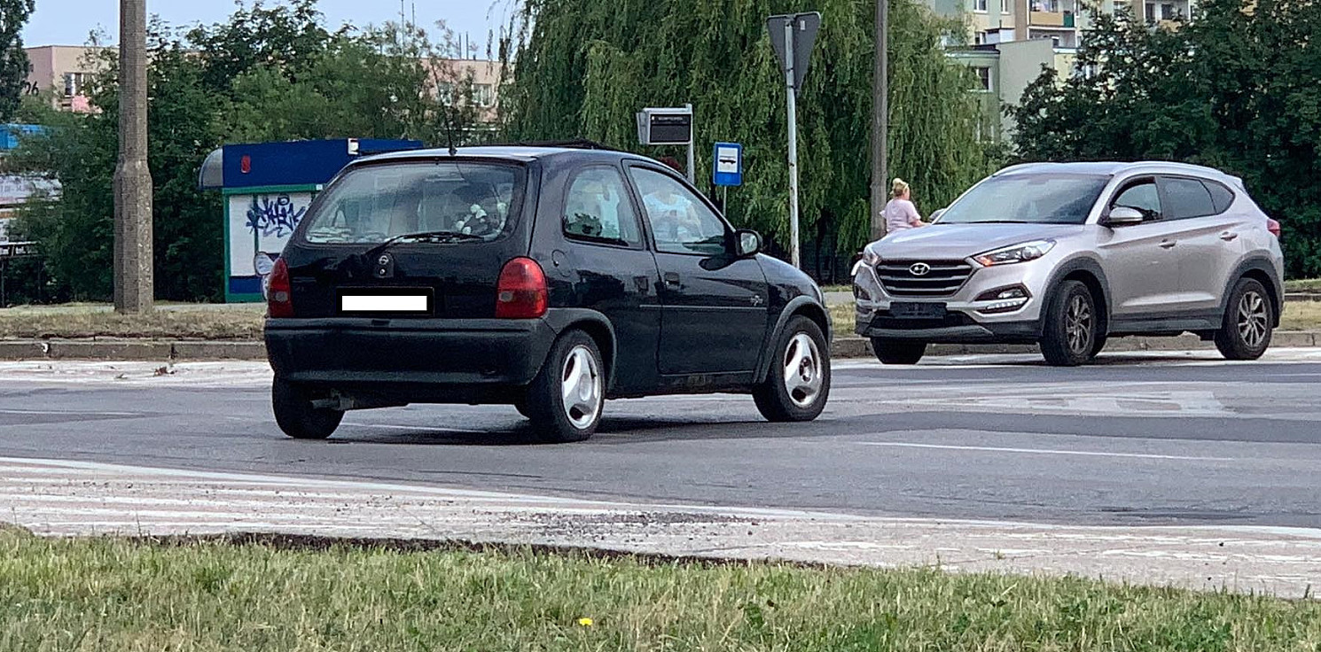Inowrocław - Kolejna kolizja na Rąbinie