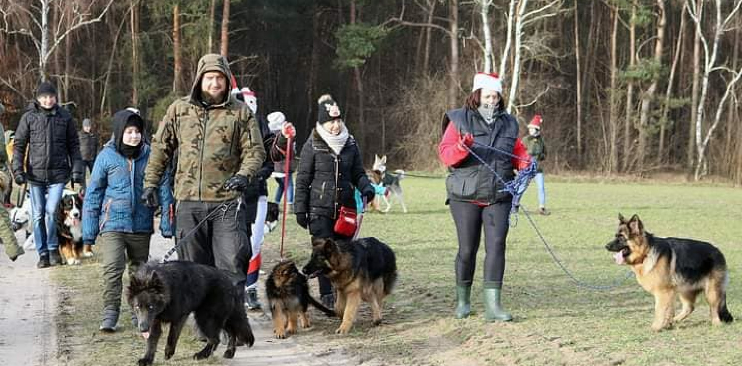 Inowrocław - Spacer na cztery łapy. A na koniec ognisko