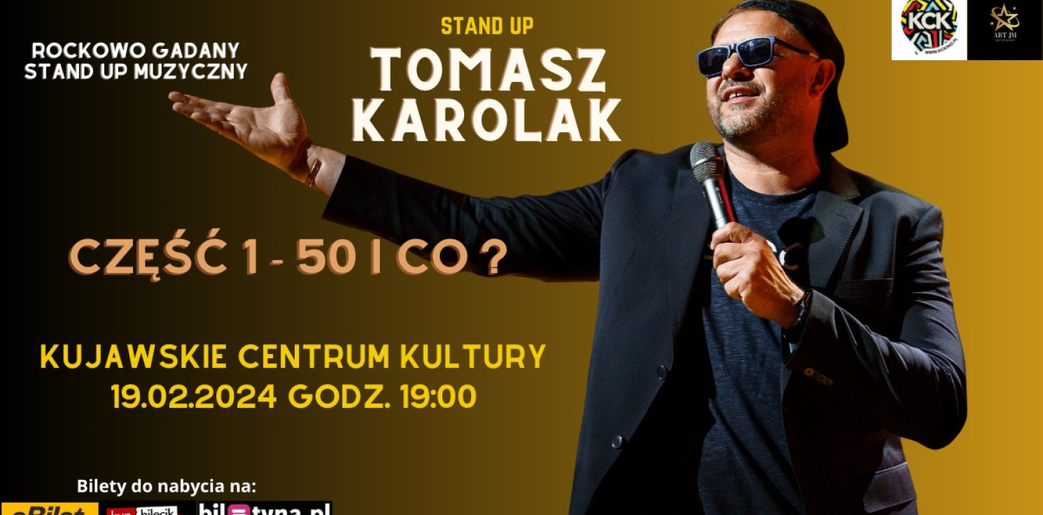 Inowrocław - Już nie 39 i pół. Tomasz Karolak w Inowrocławiu pokaże, co po "pięćdziesiątce"
