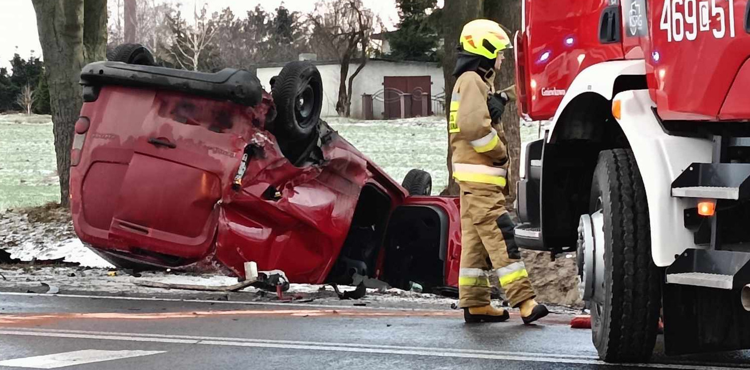 Gniewkowo.online - Groźna kraksa na drodze do Torunia