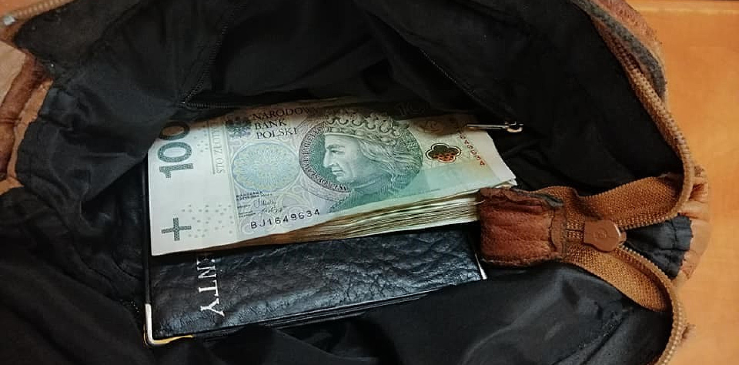 Inowrocław - Ukradł portfel, ale zostawił torbę z... gotówką