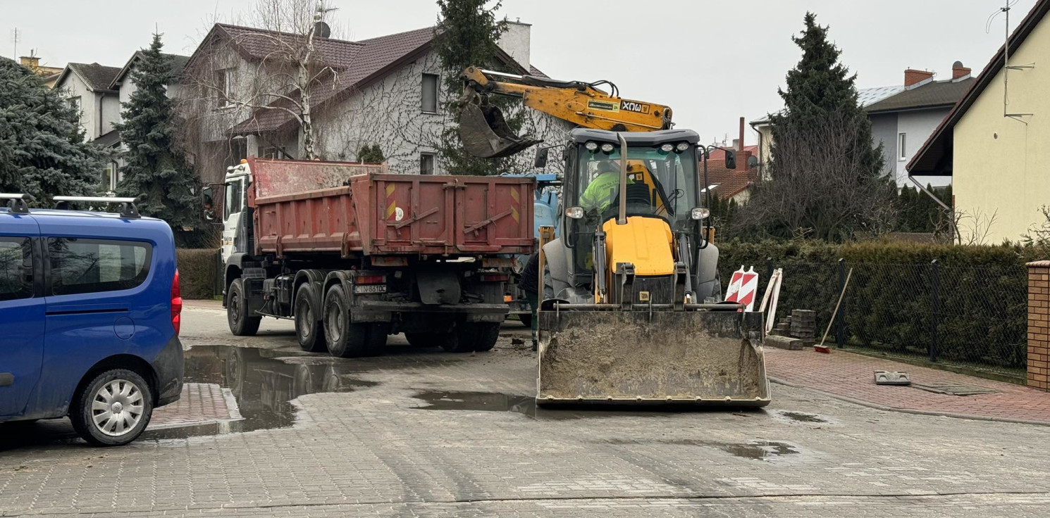 Inowrocław - Awaria wodociągowa w Inowrocławiu. W tym rejonie mogą wystąpić problemy z wodą