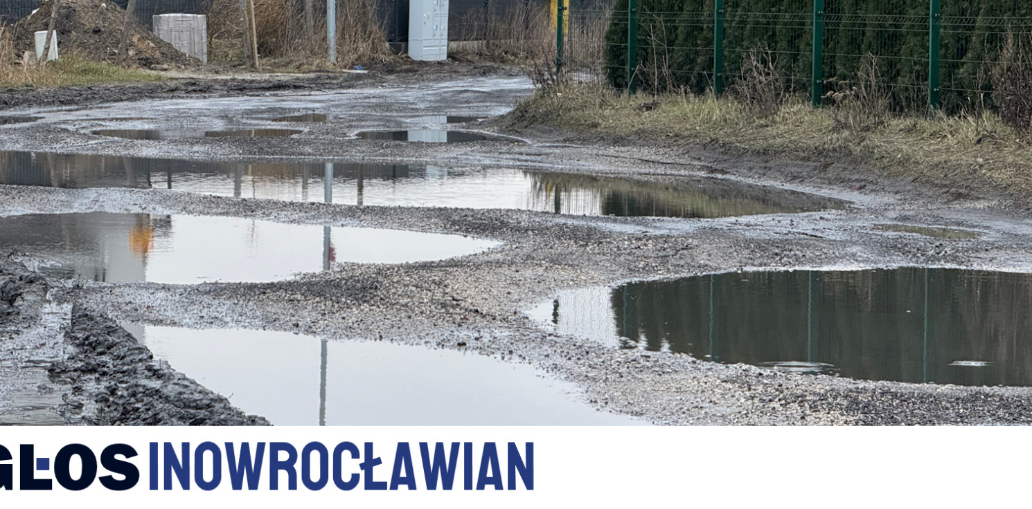Inowrocław - W pogodzie odwilż, mieszkańcy toną w błocie