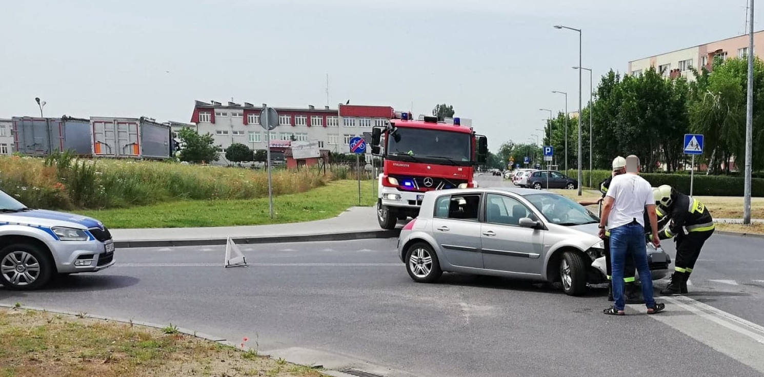 Kruszwica.online - Zderzenie dwóch osobówek na Zagoplu