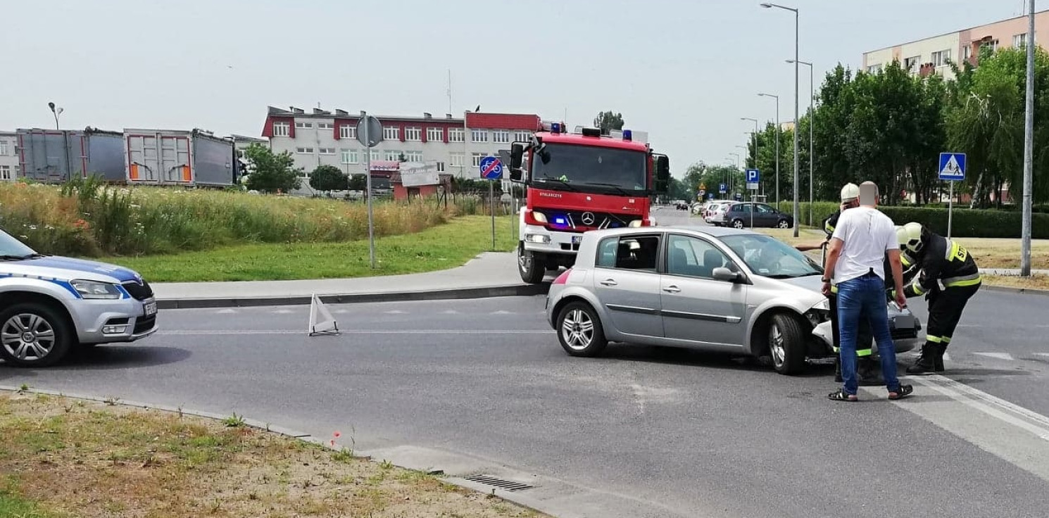 Kruszwica.online - Zderzenie dwóch osobówek na Zagoplu