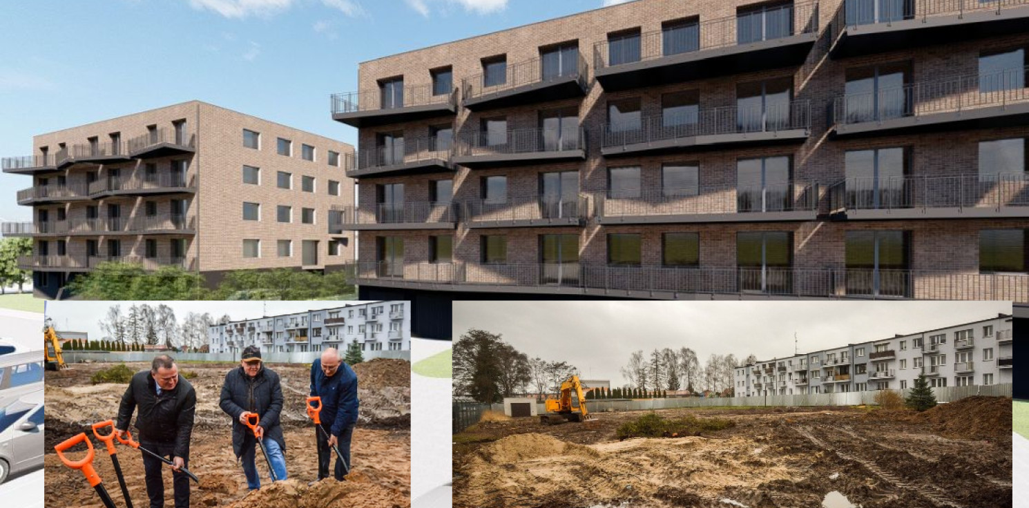 Region - Wbito pierwszą łopatę. W Mogilnie powstają nowe mieszkania