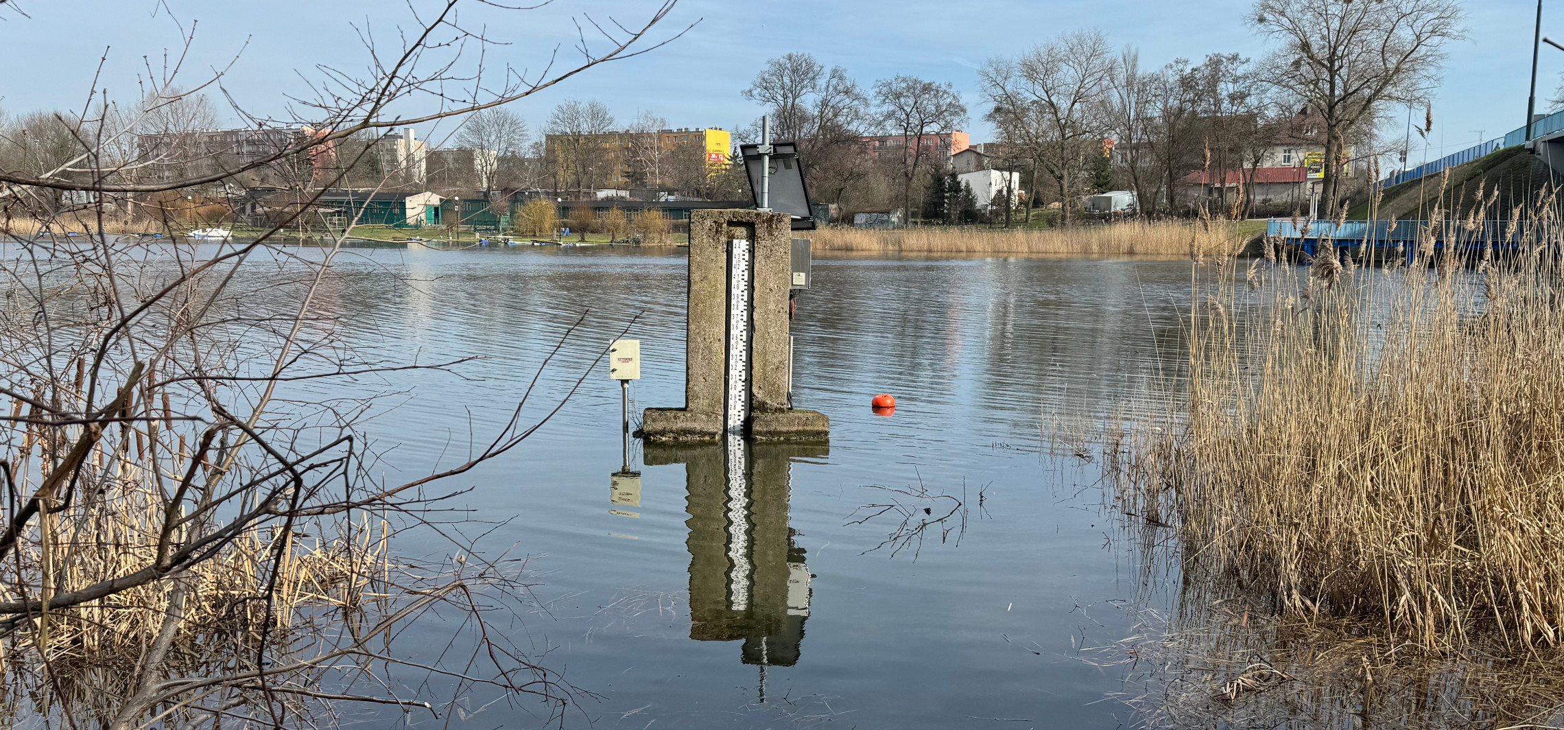 Kruszwica - W Gople wzrósł poziom wody
