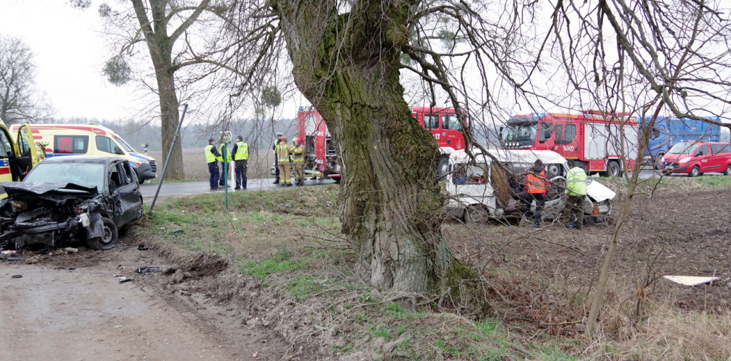 Żnin - Nie ustąpił pierwszeństwa, cztery osoby w szpitalu