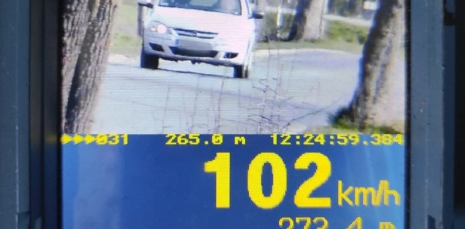 Inowrocław - W Mątwach przekroczył prędkość. Ubyło mu 3100 zł