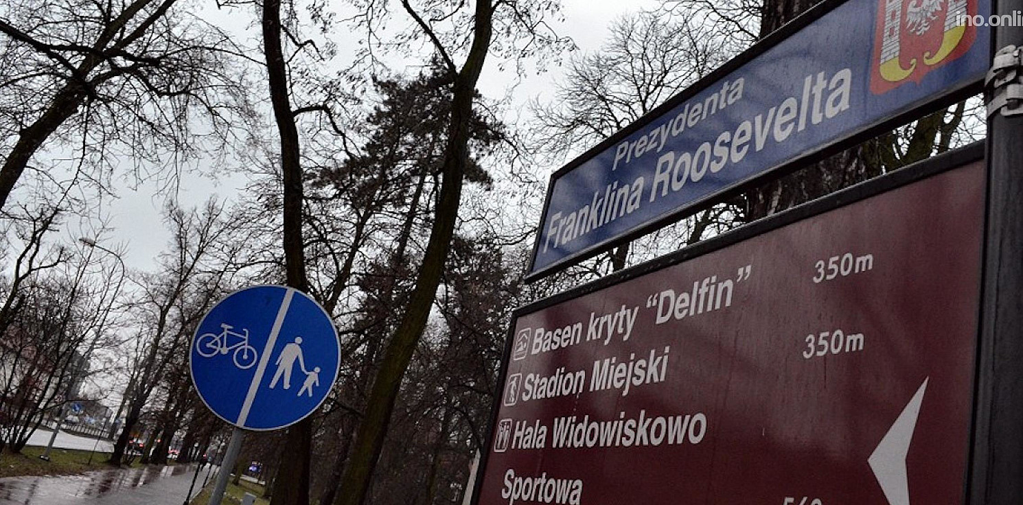 Inowrocław - Ratuszowa zamiast Roosevelta i skwer Adamowicza