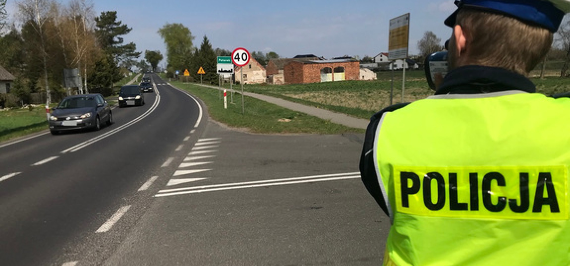 Kruszwica - Patrol motocyklowy zatrzymał go za prędkość