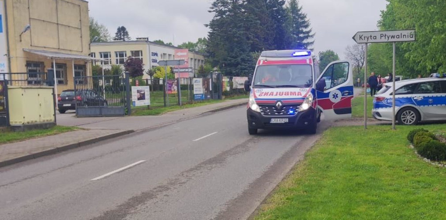 Radziejów - Wymusiła pierwszeństwo na motocykliście