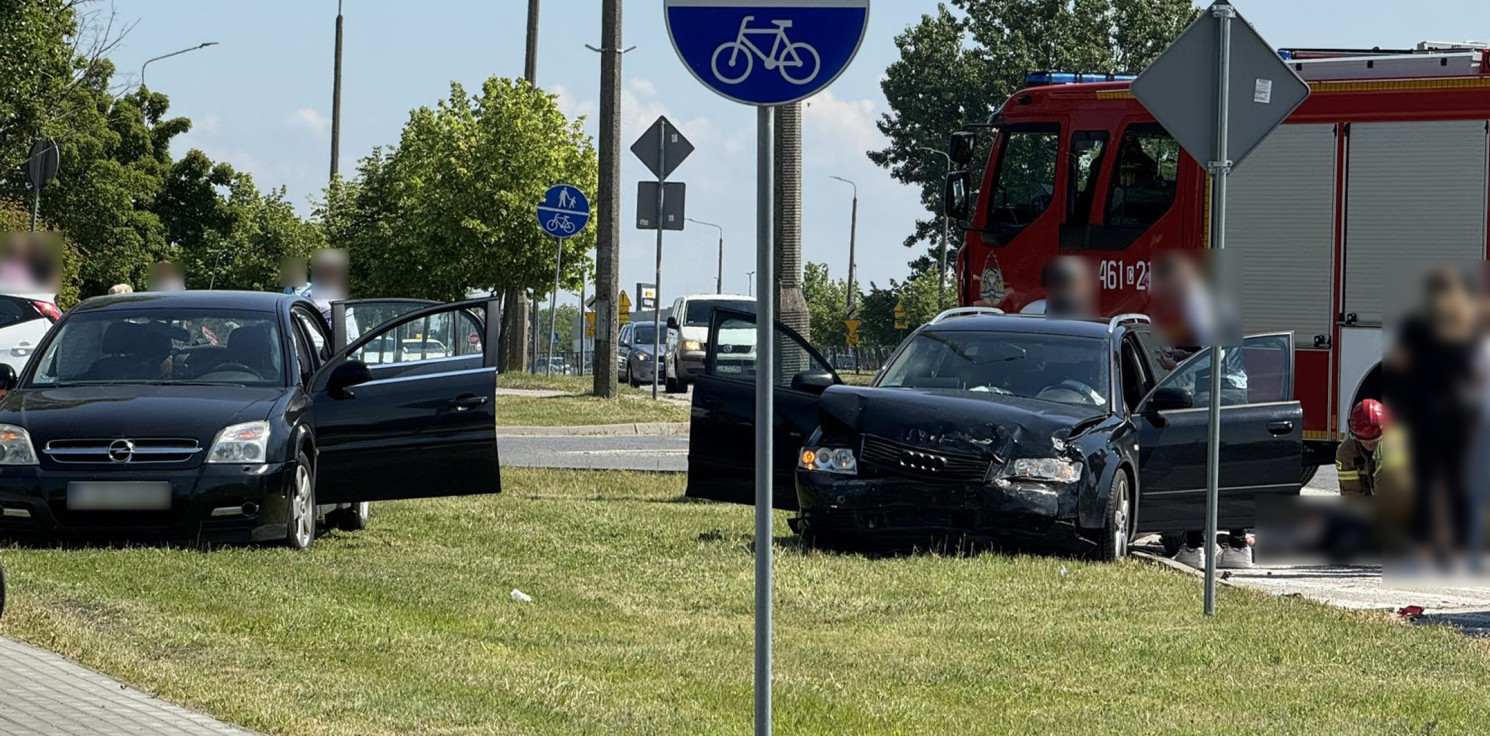 Inowrocław - Wypadek na Rąbinie. Jedna osoba poszkodowana