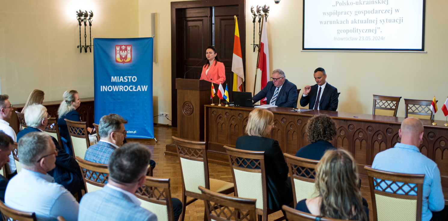 Inowrocław - Polsko-ukraińska konferencja w Inowrocławiu