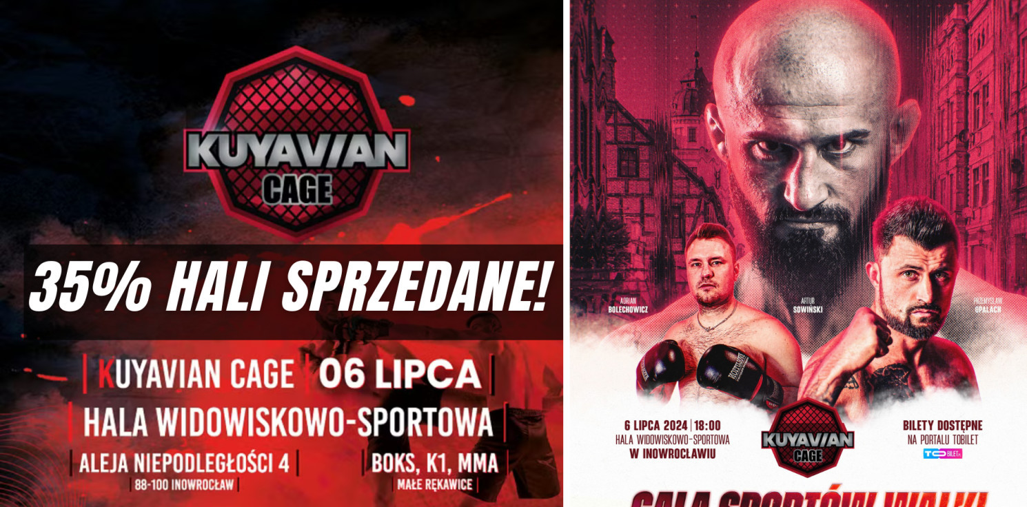 Inowrocław - Bilety na galę sportów walki rozchodzą się jak świeże bułeczki