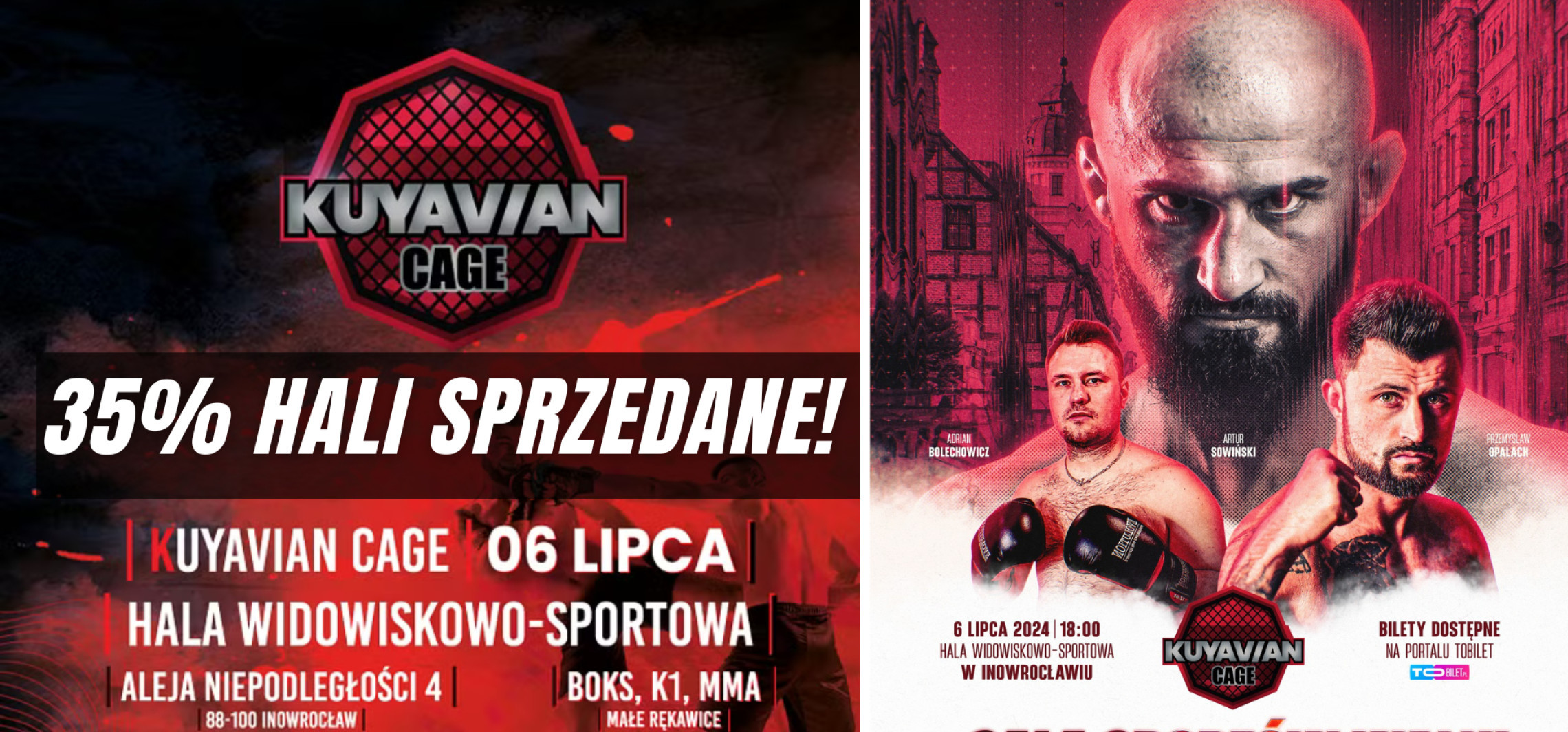Inowrocław - Bilety na galę sportów walki rozchodzą się jak świeże bułeczki