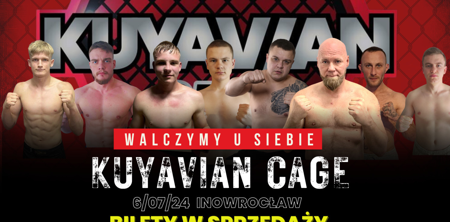 Inowrocław - Dziewięciu inowrocławian zawalczy na Kuyavian Cage